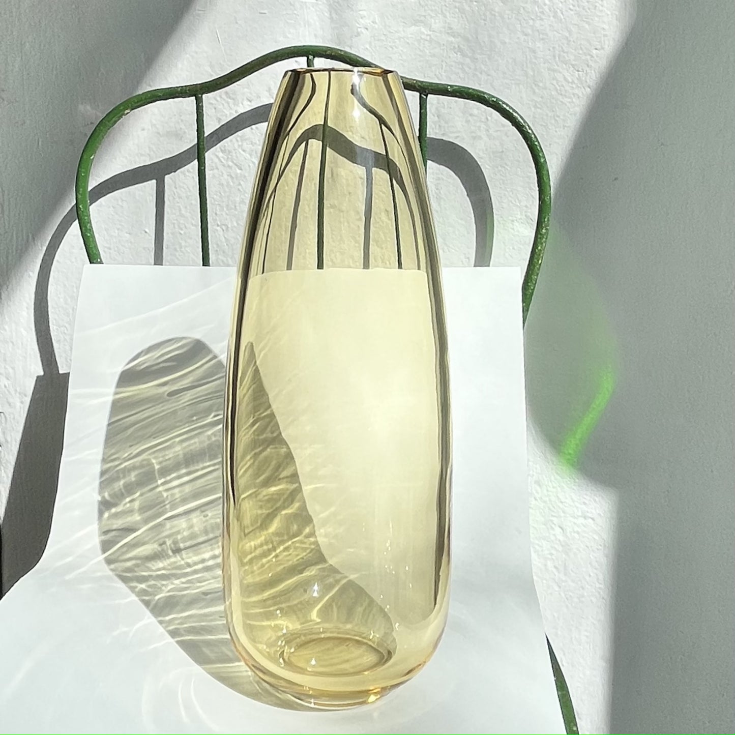 Glass Vase FEDERICA Colour: Amber