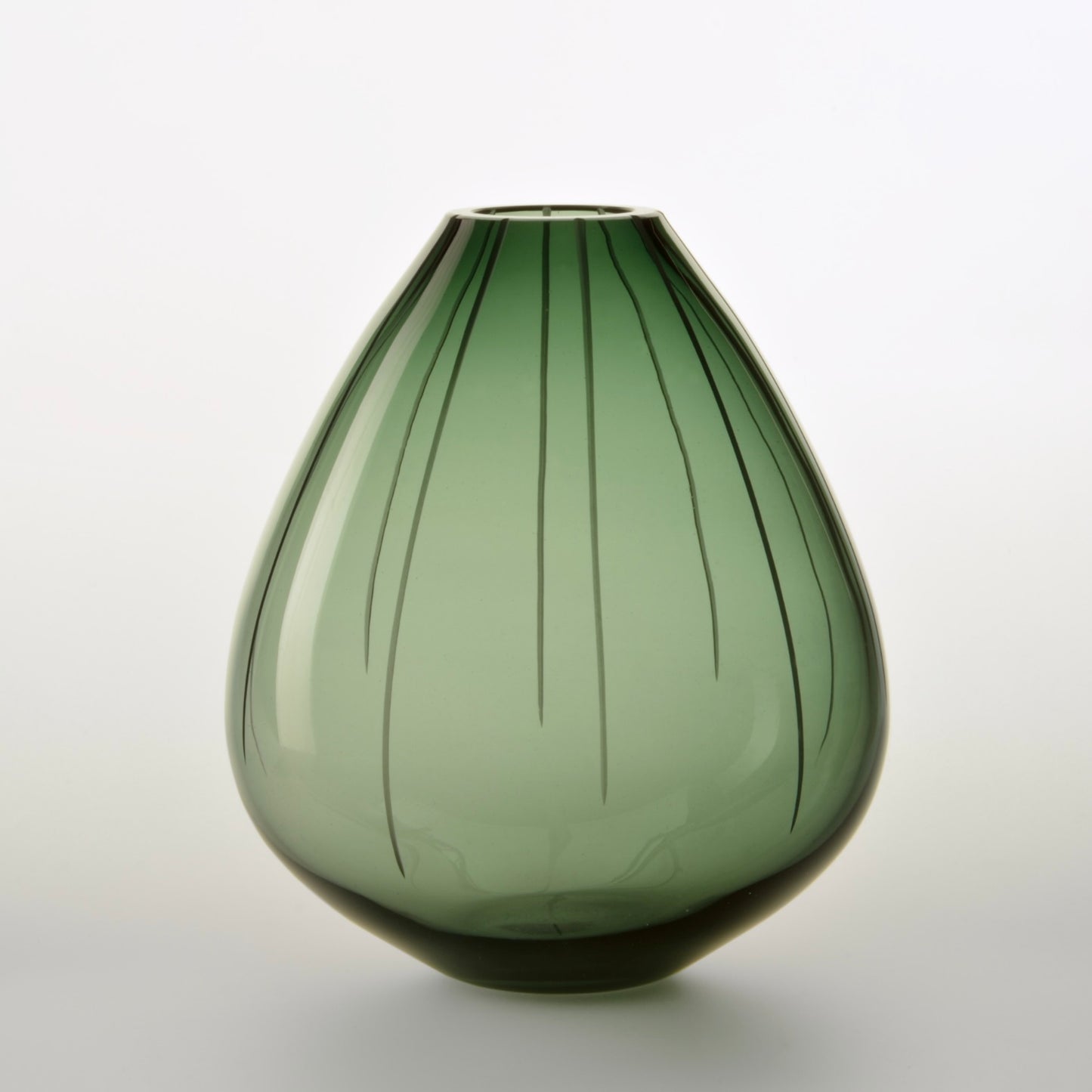 Glass vase TINE Color: Smoke Blue