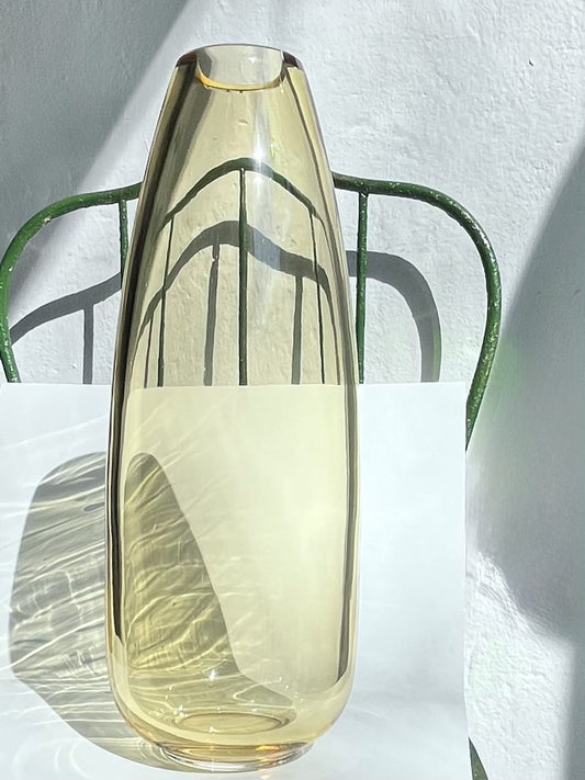 Glass Vase FEDERICA Colour: Amber