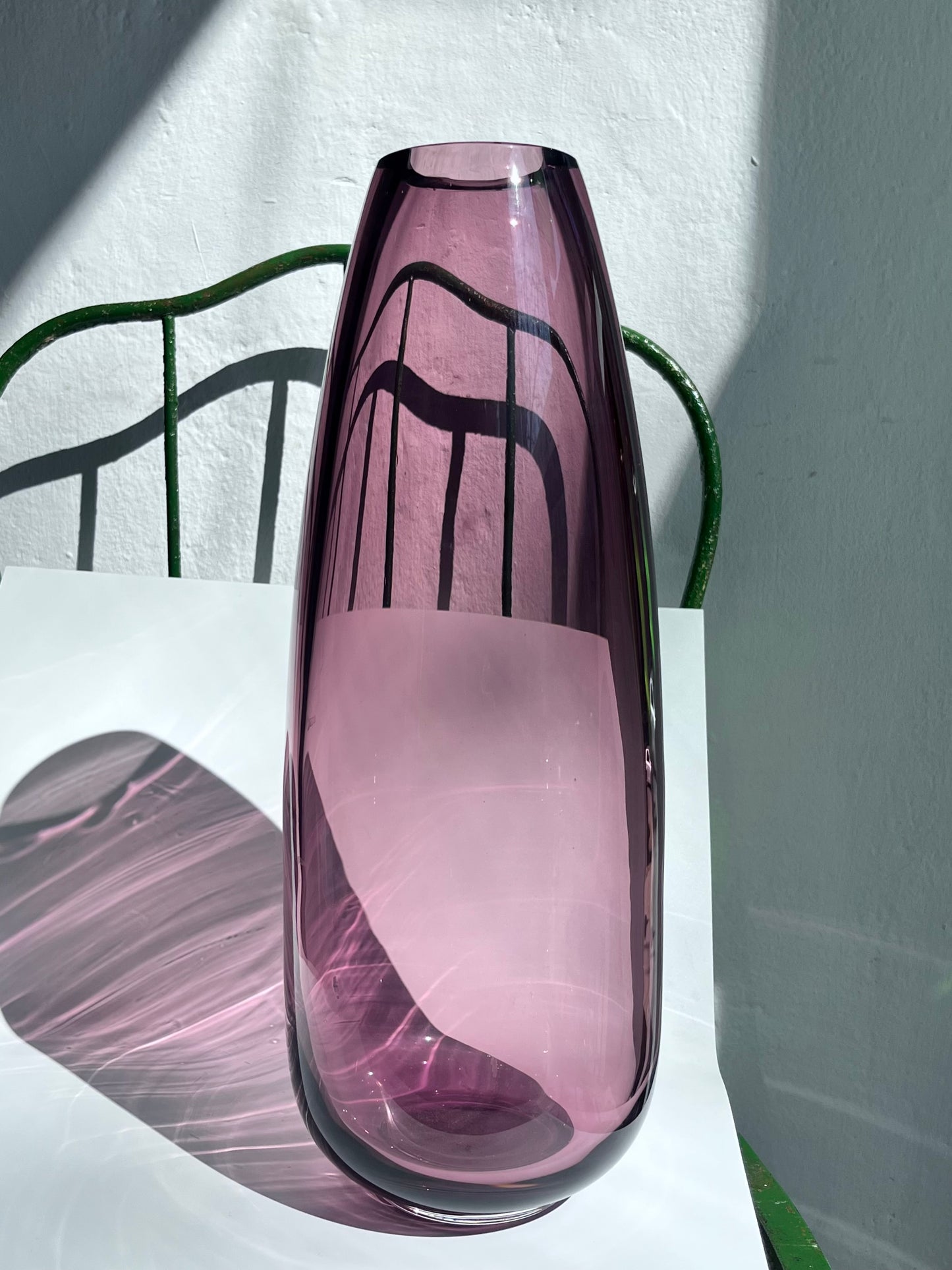 Glass vase FEDERICA Colour: Amethyst