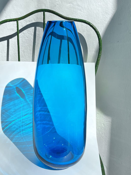 Glass Vase FEDERICA Color: Aqua Mare