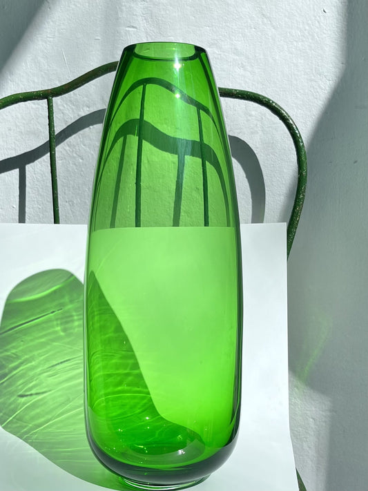 Glass vase FEDERICA Colour: Verde Pio
