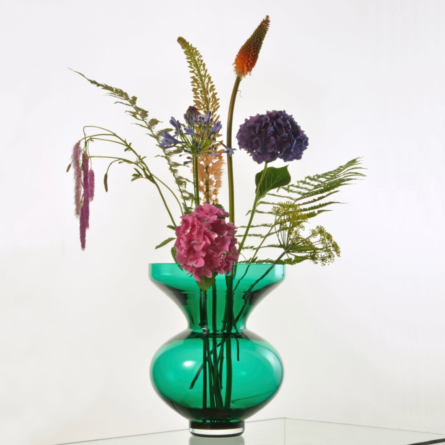 #8/9 FABIONA VASE color: Verde Petrolio