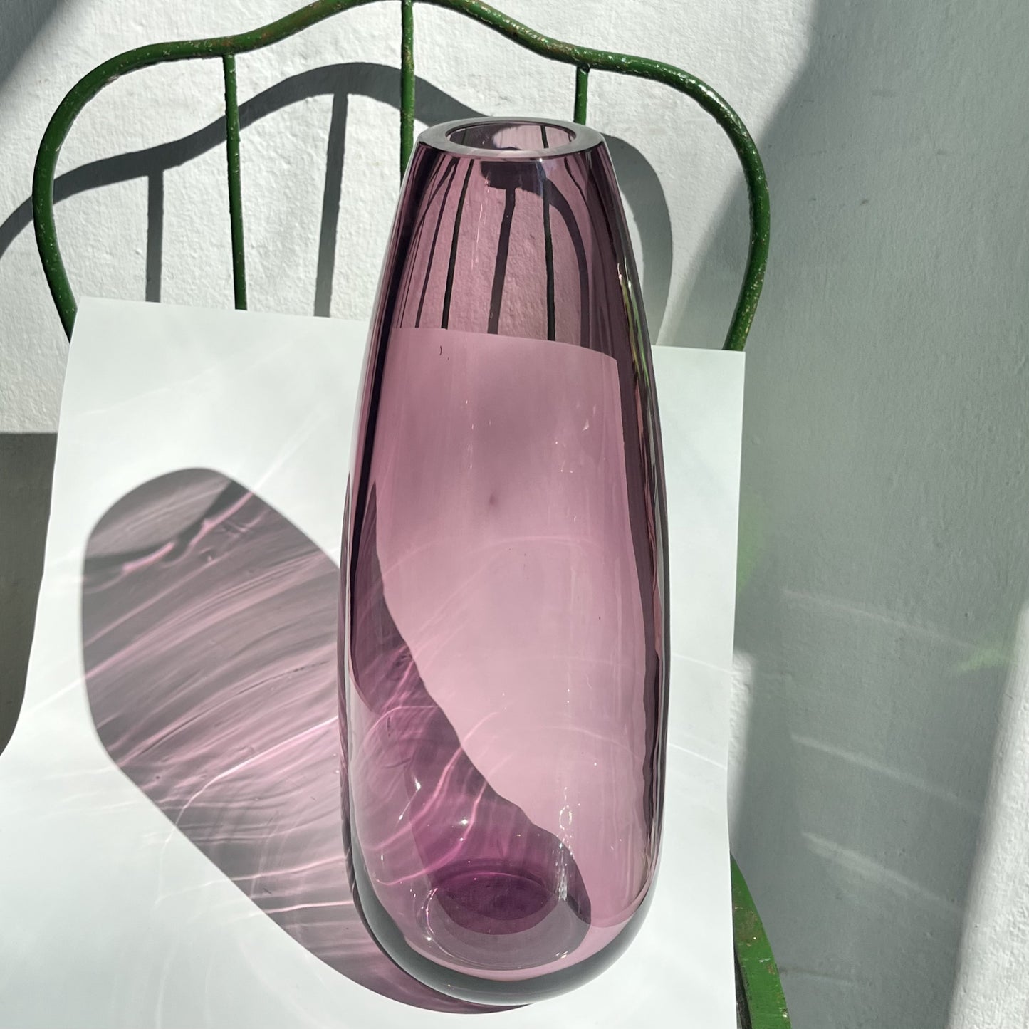 Glass vase FEDERICA Colour: Amethyst