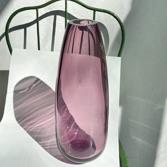 Glass vase FEDERICA Colour: Amethyst
