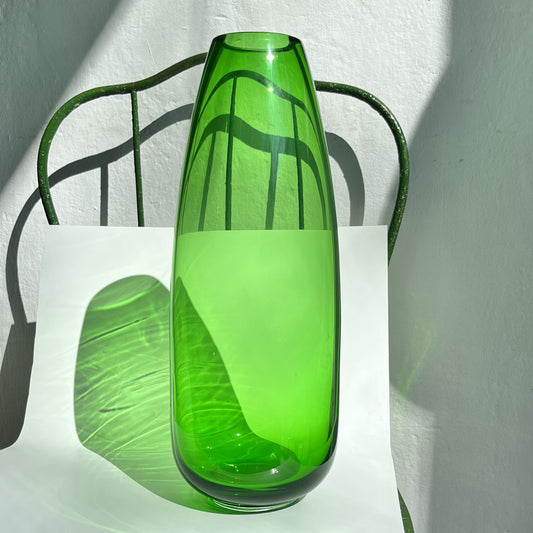 Glass vase FEDERICA Colour: Verde Pio