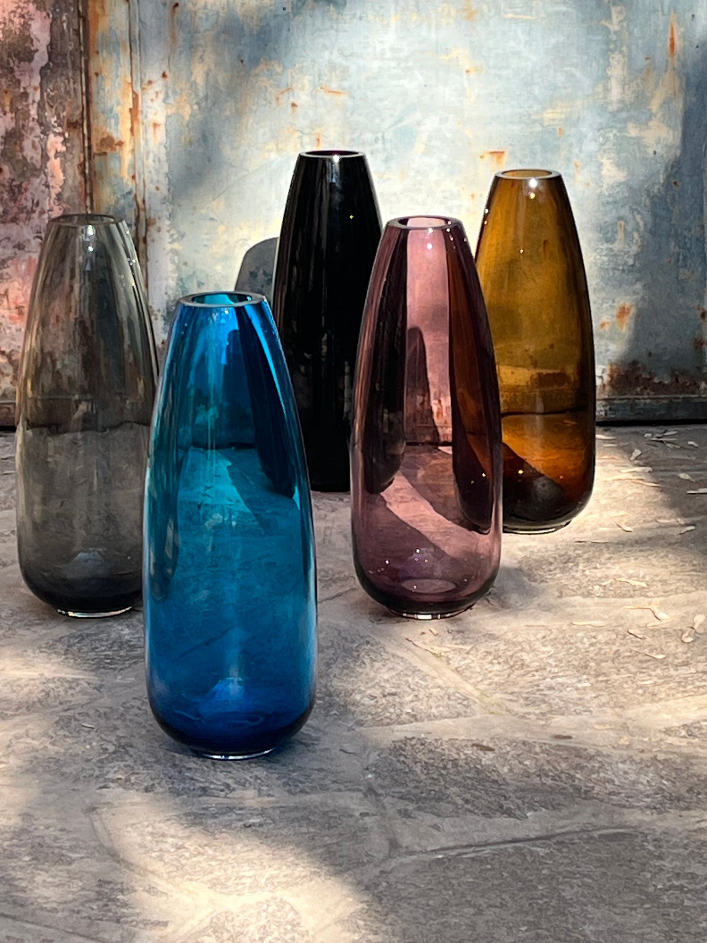 Glass vase FEDERICA Colour: Amethyst