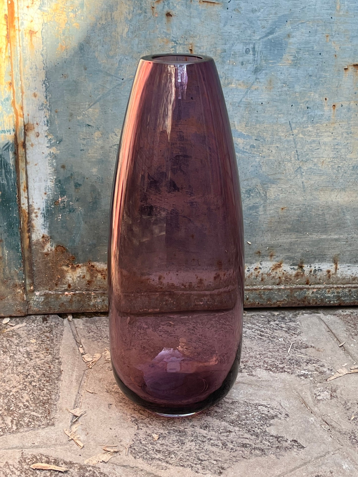 Glass vase FEDERICA Colour: Amethyst