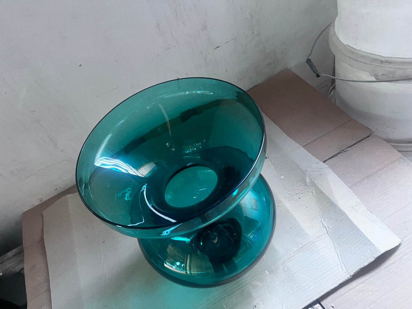 #8/9 FABIONA VASE color: Verde Petrolio