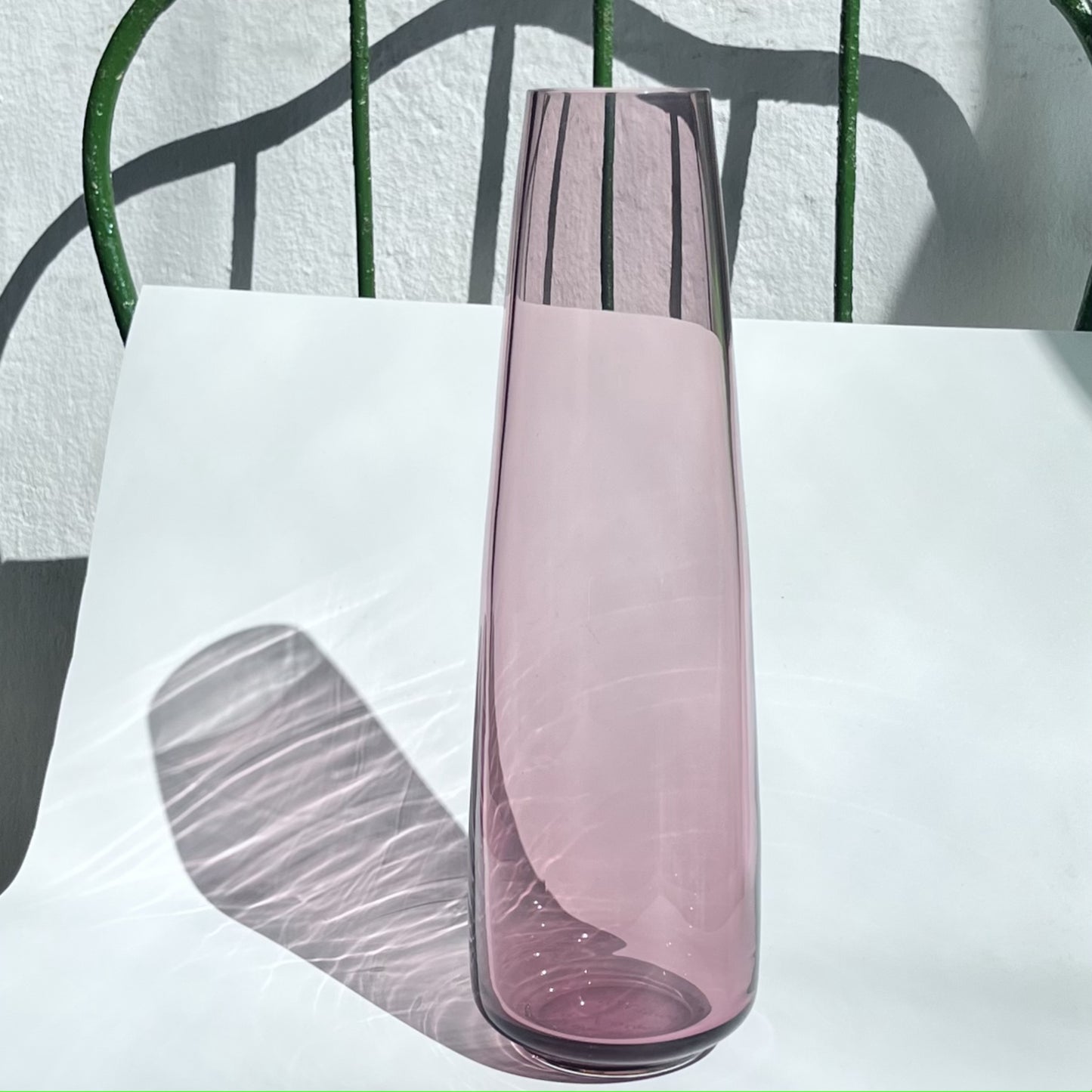 Glass Vase MATTEA Colour: Ametista