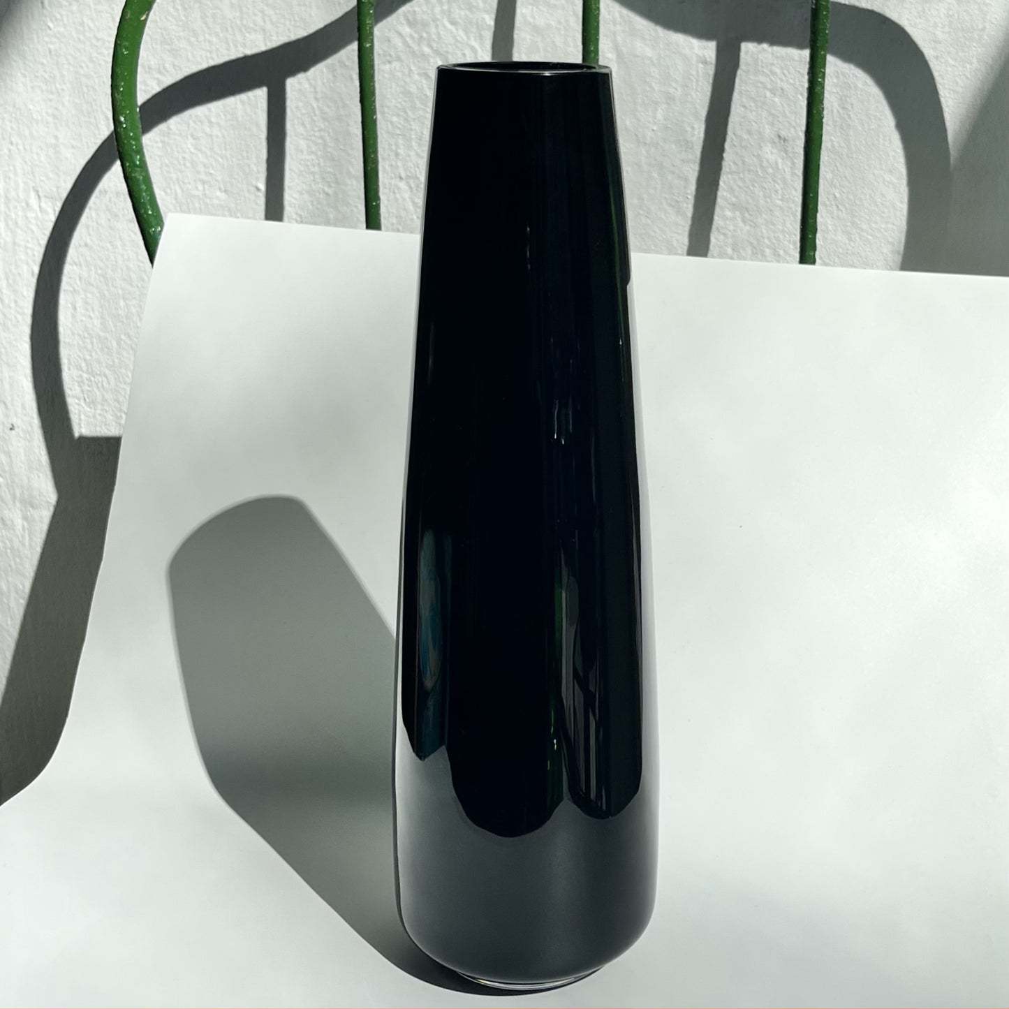 Glass Vase MATTEA Nero